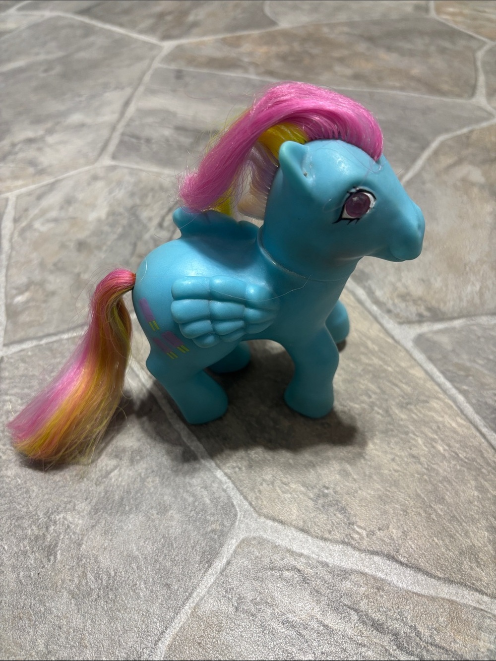 Vintage 1985 G1 My Little Pony Blue Twinkle Eyes Sweet Pop Hasbro Generation 1